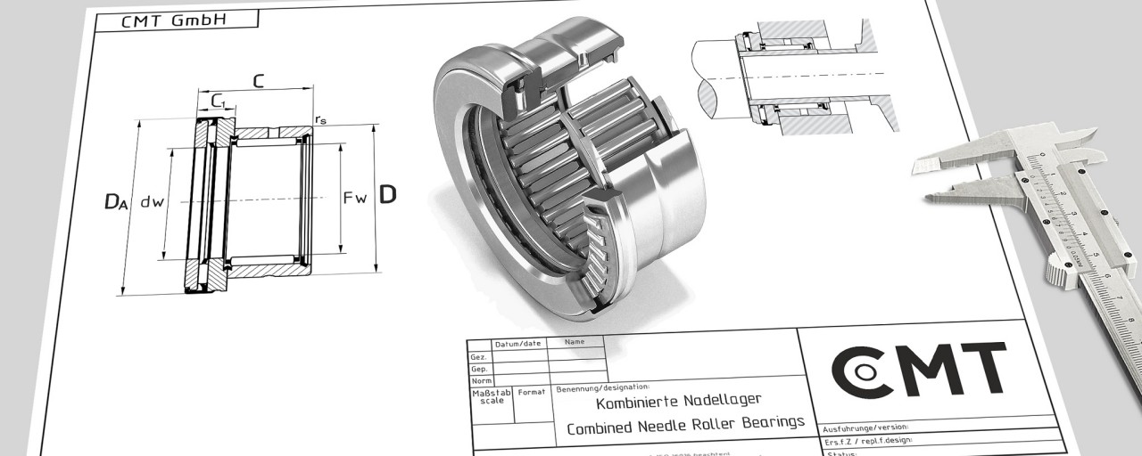 Radial axial shop bearing